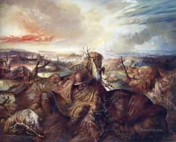 Otto Dix Flandes Pinturas al óleo